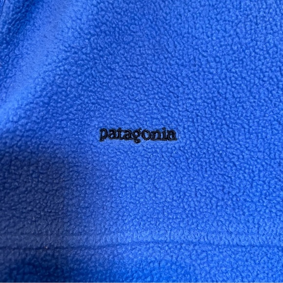 Patagonia Blue Fleece Vest Size L - Picture 2 of 5